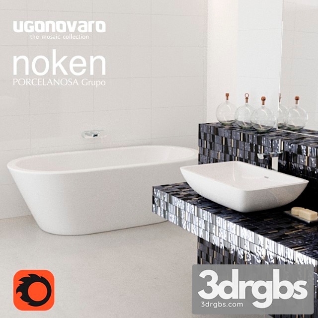 Bath Set 6 3dsmax Download - thumbnail 1