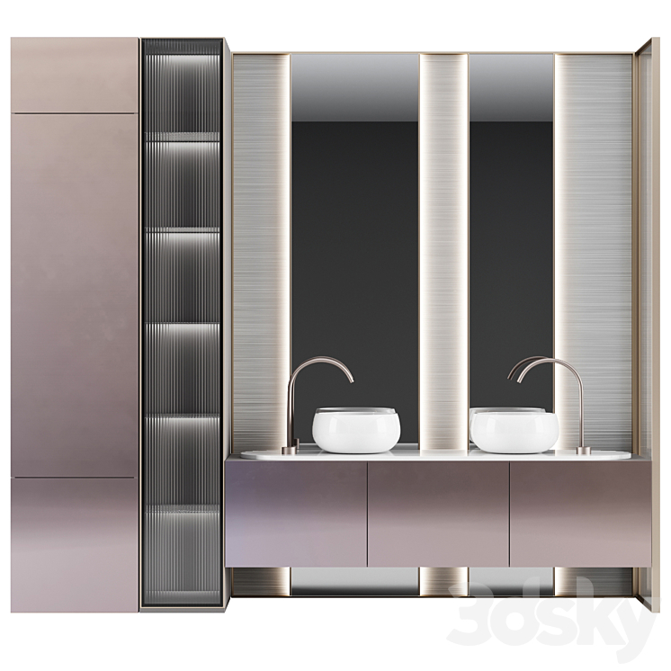 Bathroom console ?16 3DS Max - thumbnail 2