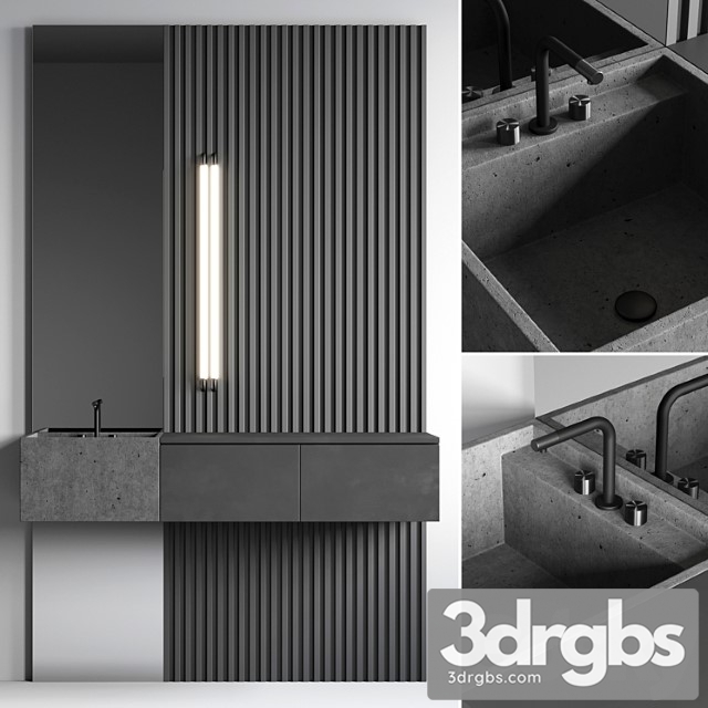 Bathroom Console 4 3dsmax Download - thumbnail 1