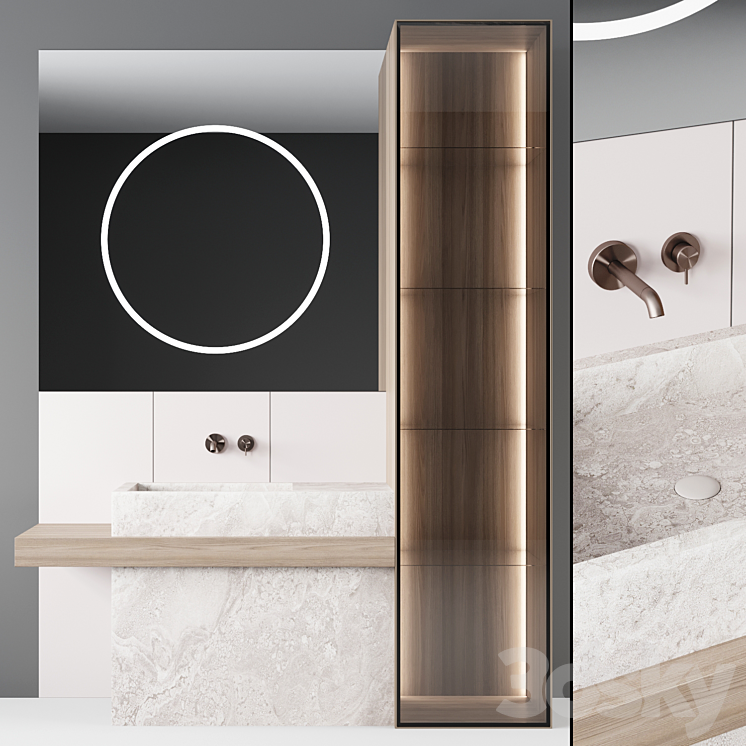 Bathroom console ?7 3DS Max - thumbnail 1