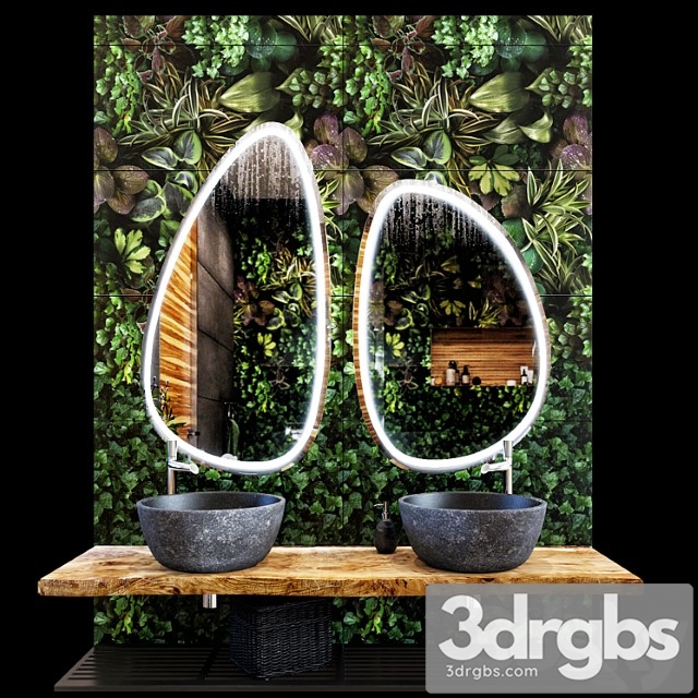 Bathroom Decor 3dsmax Download - thumbnail 1