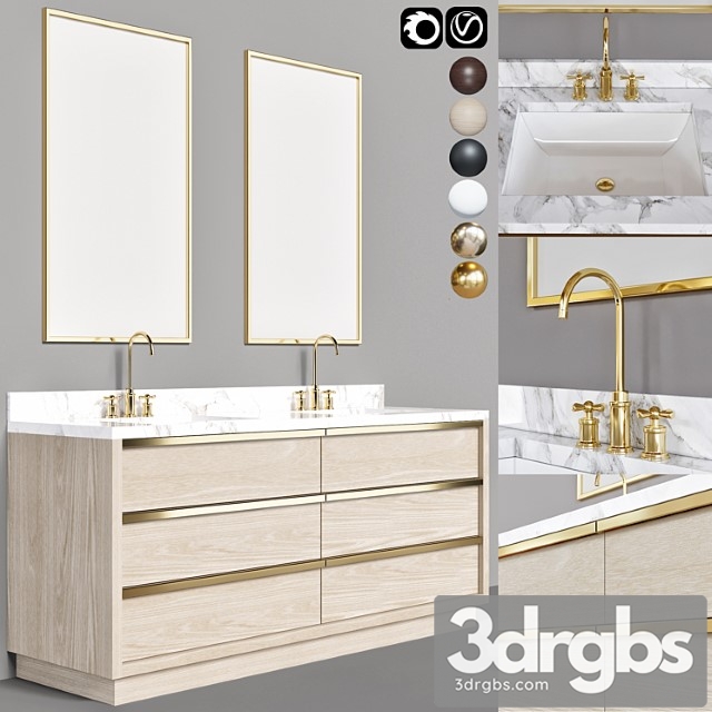 Bathroom Funiture 11 3dsmax Download - thumbnail 1