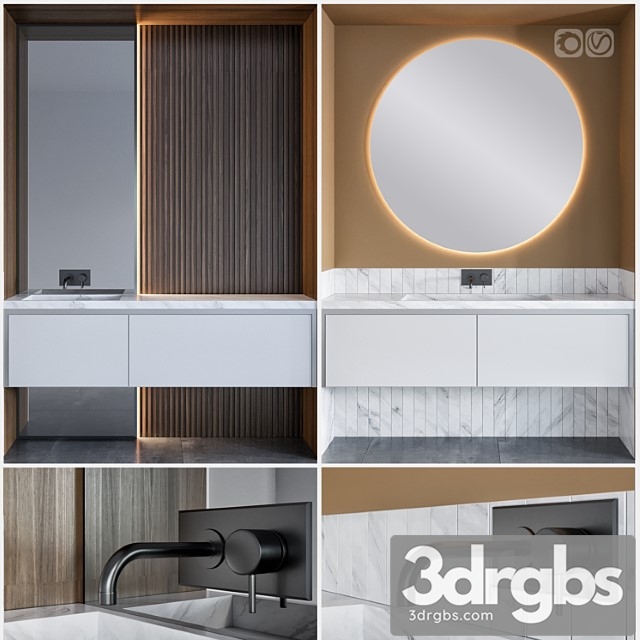 Bathroom Funiture 4 3dsmax Download - thumbnail 1