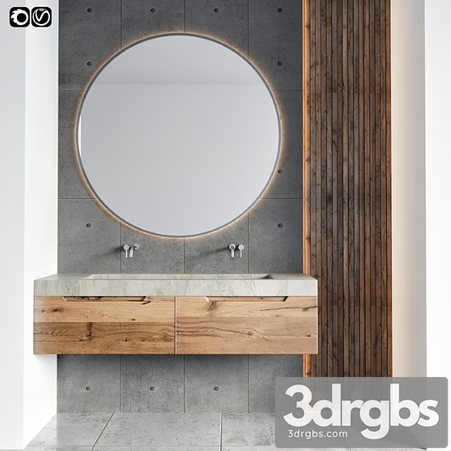 Bathroom Funiture 6 3dsmax Download - thumbnail 1