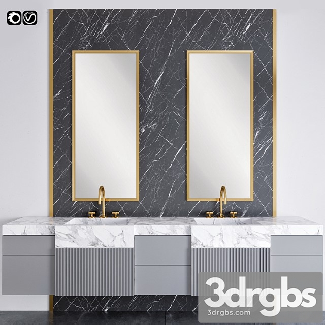 Bathroom Funiture 8 3dsmax Download - thumbnail 1