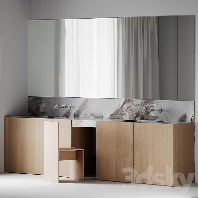 Bathroom Furniture 002 3ds Max - thumbnail 1