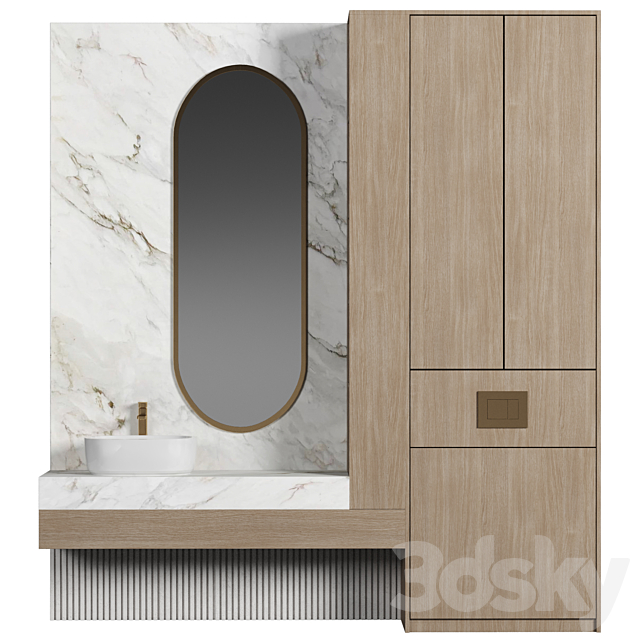 Bathroom Furniture 028 3ds Max - thumbnail 2