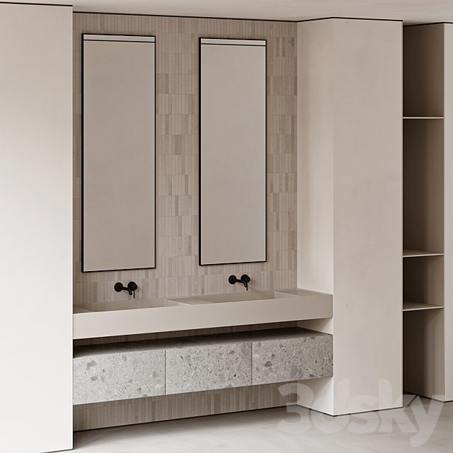 Bathroom furniture 03 3ds Max - thumbnail 2