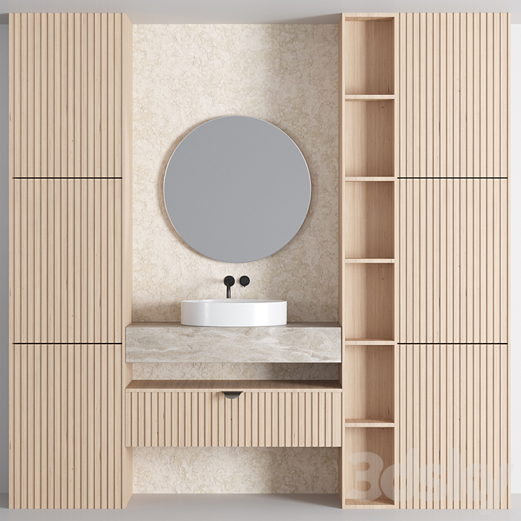 Bathroom Furniture 04 3DS Max Model - thumbnail 1