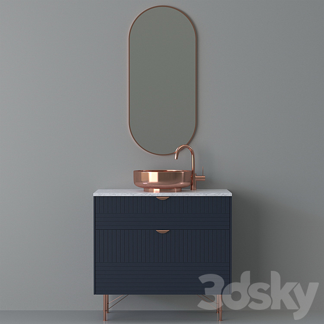 Bathroom Furniture 04 3ds Max - thumbnail 1