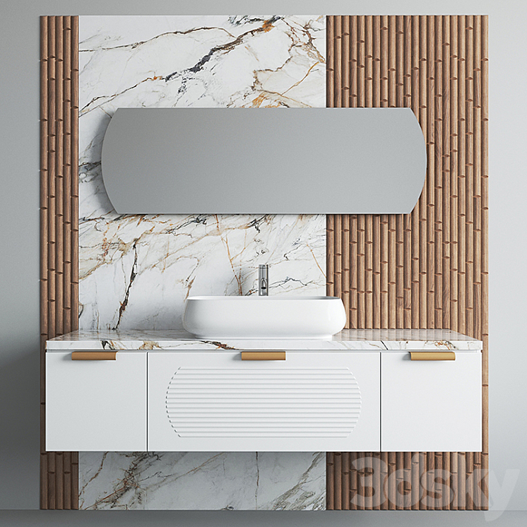 Bathroom furniture 06 3DS Max Model - thumbnail 1