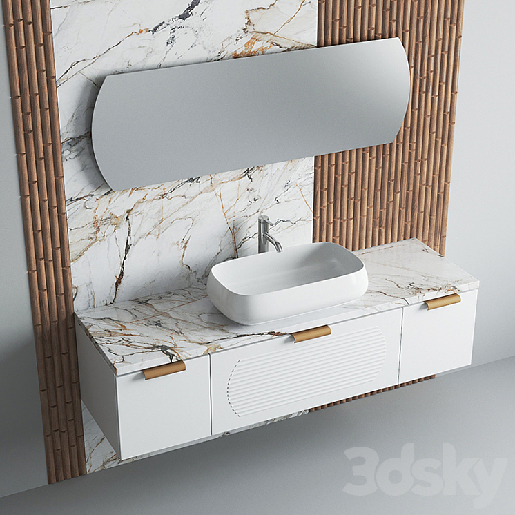 Bathroom furniture 06 3DS Max Model - thumbnail 2