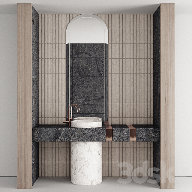 Bathroom Furniture 06 3ds Max - thumbnail 1