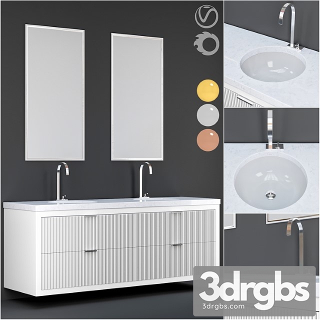 Bathroom Furniture 06 3dsmax Download - thumbnail 1