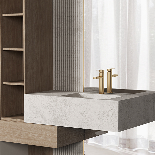 Bathroom Furniture 064 3DS Max Model - thumbnail 3