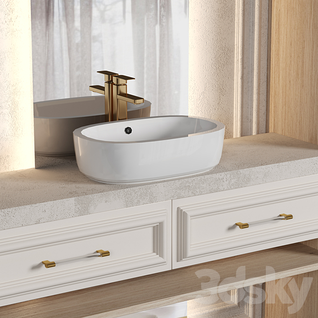 Bathroom Furniture 079 3DS Max Model - thumbnail 3