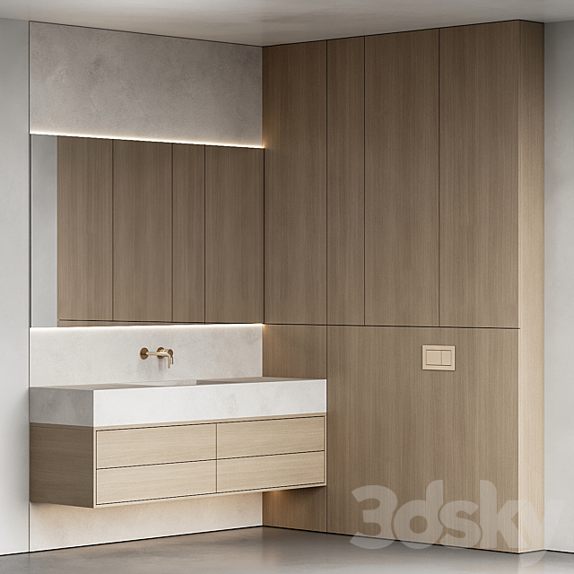 Bathroom furniture 102 3ds Max - thumbnail 2