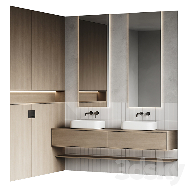 Bathroom furniture 109 3ds Max - thumbnail 1