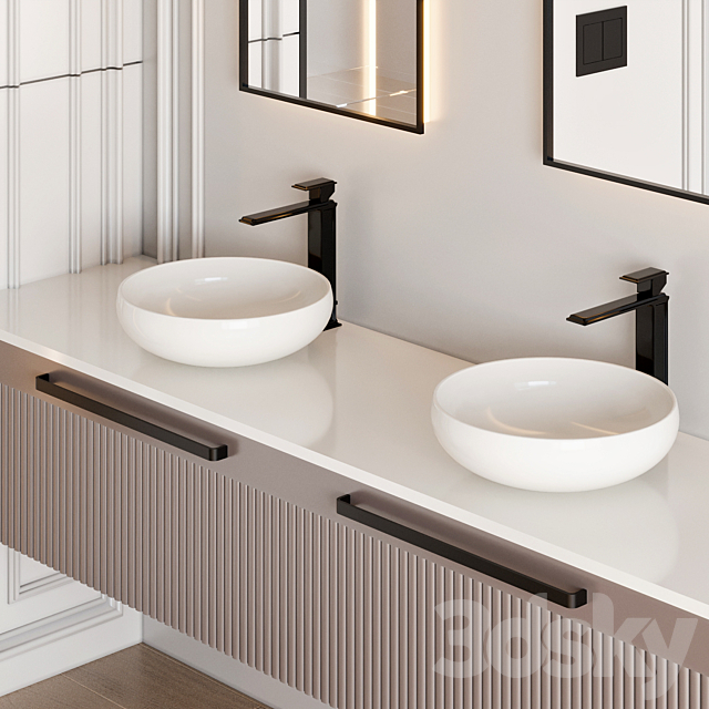 bathroom furniture 109 3DS Max Model - thumbnail 5