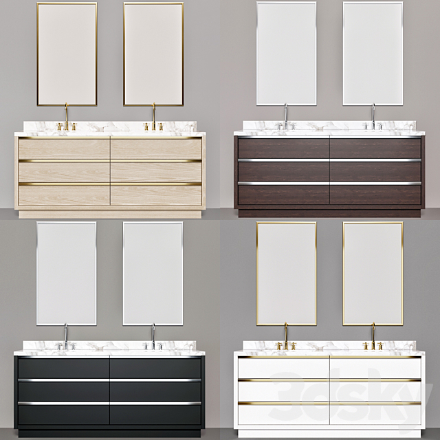 bathroom furniture 11 3DS Max Model - thumbnail 2