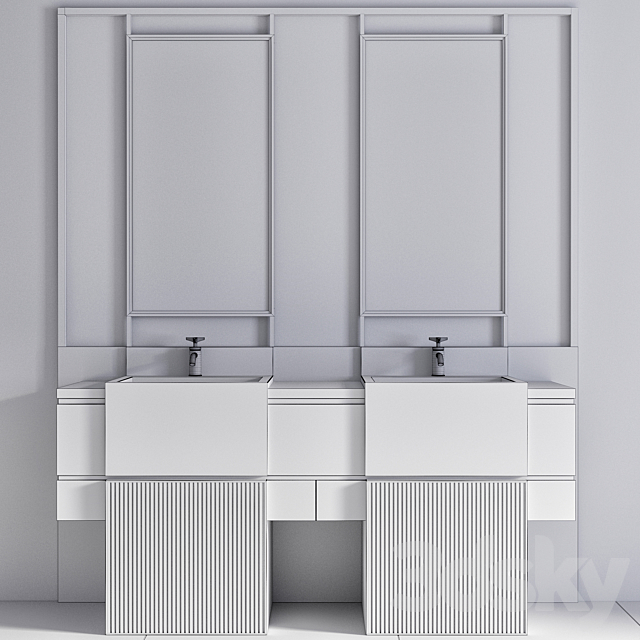 bathroom furniture 12 3DS Max Model - thumbnail 4