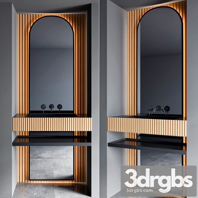 Bathroom furniture 138 3dsmax Download - thumbnail 1