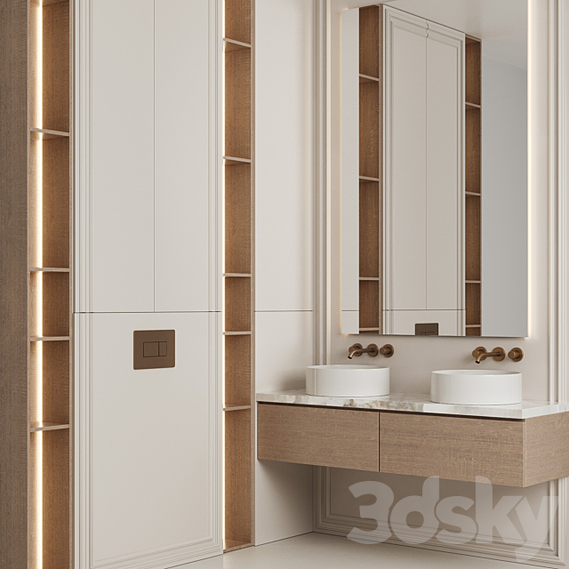 Bathroom Furniture 14 3ds Max - thumbnail 2