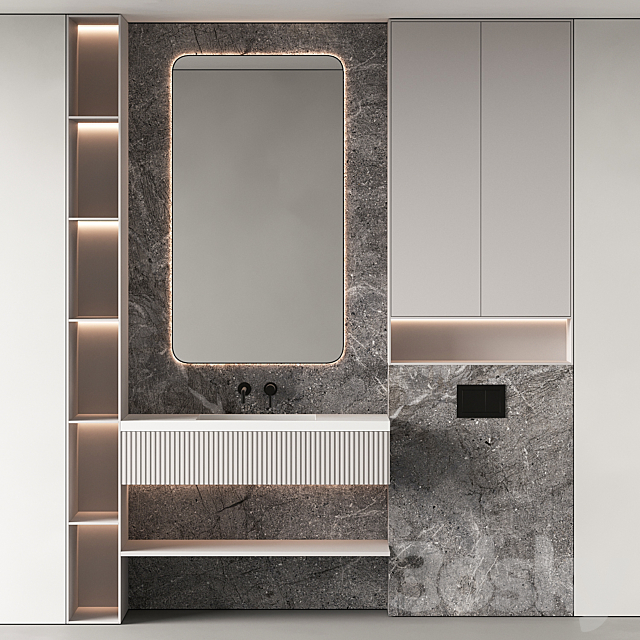 Bathroom furniture 16 3ds Max - thumbnail 2