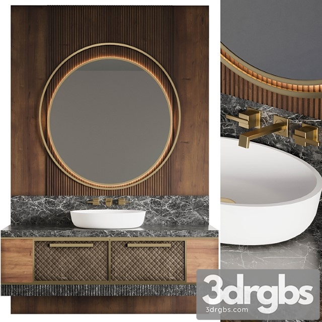 Bathroom furniture 17 3dsmax Download - thumbnail 1