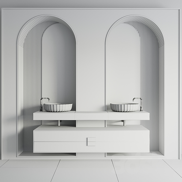 Bathroom Furniture 19 3DS Max Model - thumbnail 4