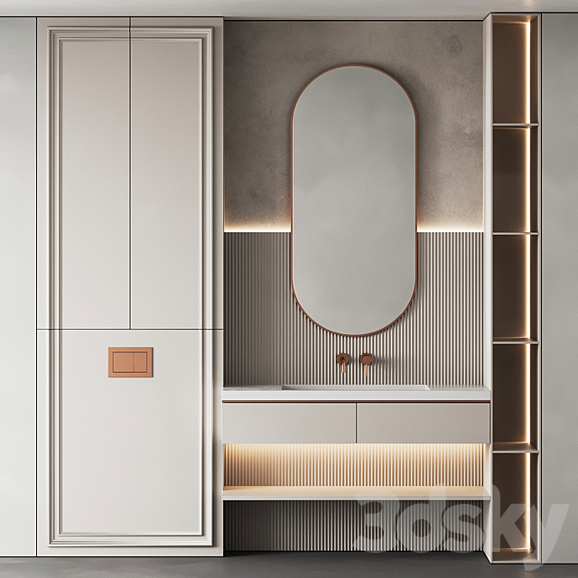 Bathroom furniture 19 3DS Max Model - thumbnail 2