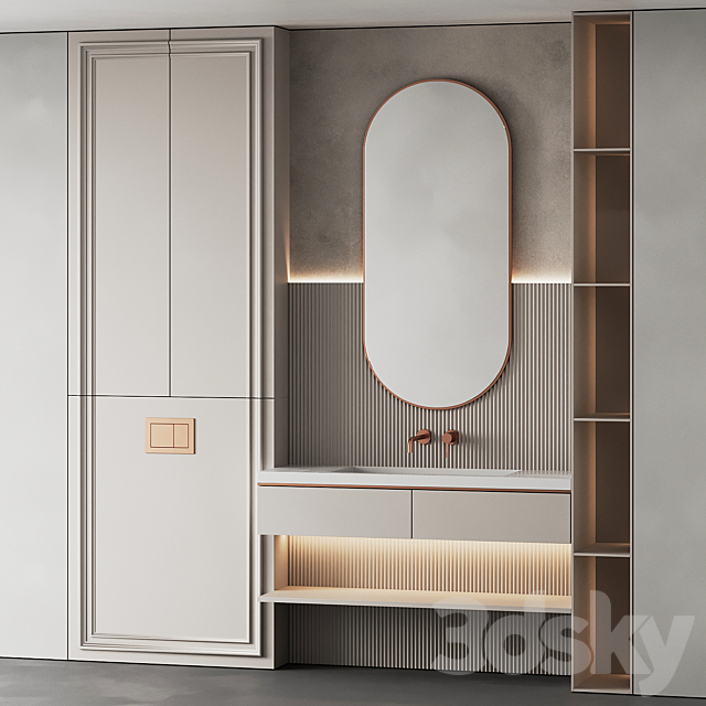 Bathroom furniture 19 3DS Max Model - thumbnail 3