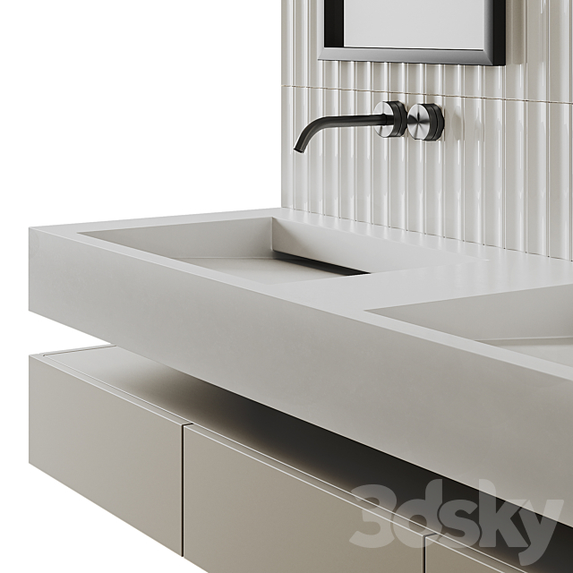 Bathroom furniture 2 3ds Max - thumbnail 3