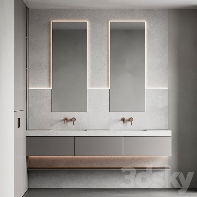 Bathroom furniture 20 3DS Max Model - thumbnail 3