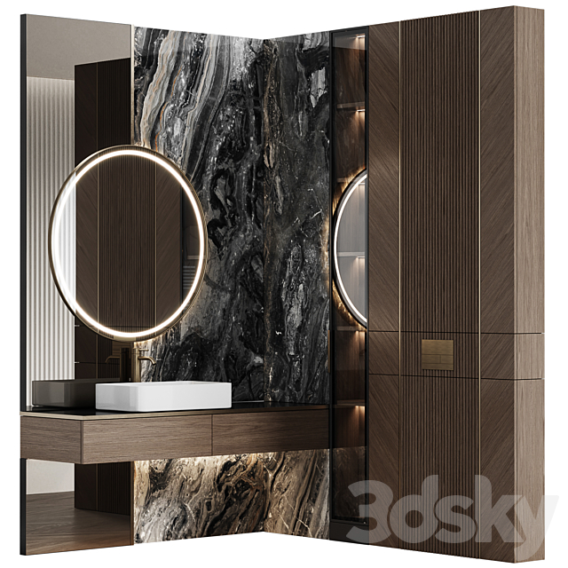 Bathroom furniture 21 3ds Max - thumbnail 1