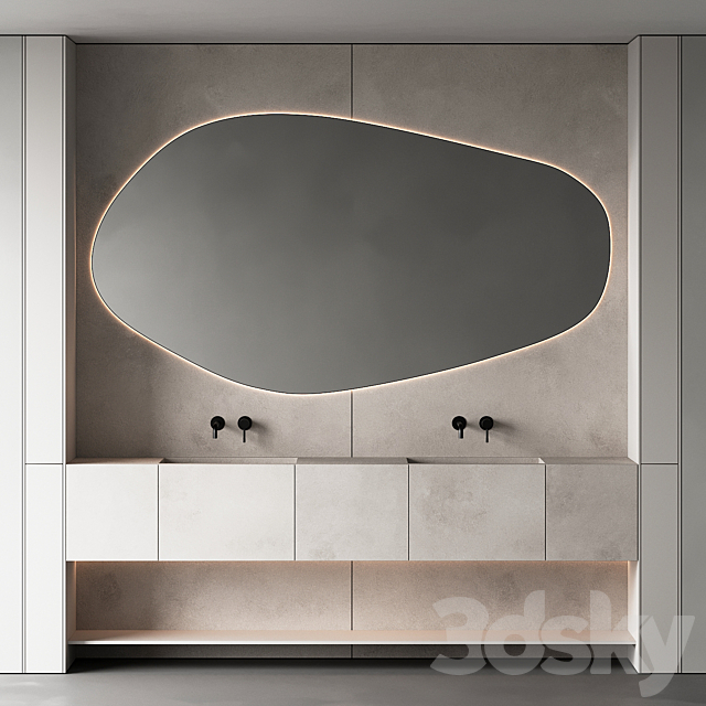 Bathroom furniture 21 3DS Max Model - thumbnail 2