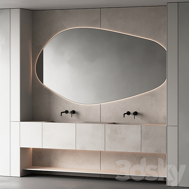 Bathroom furniture 21 3DS Max Model - thumbnail 3