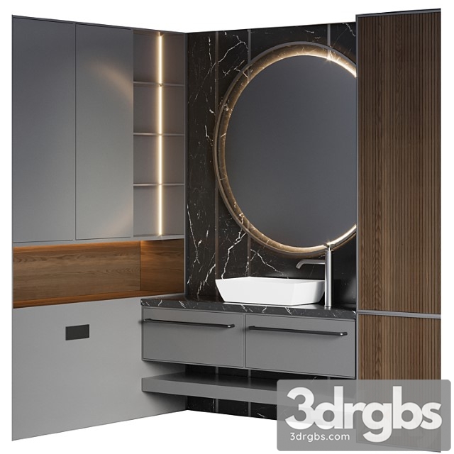 Bathroom furniture 281 3dsmax Download - thumbnail 1