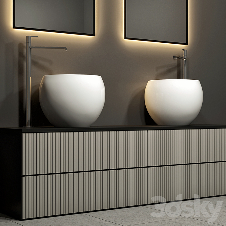 bathroom furniture 29 3DS Max - thumbnail 2