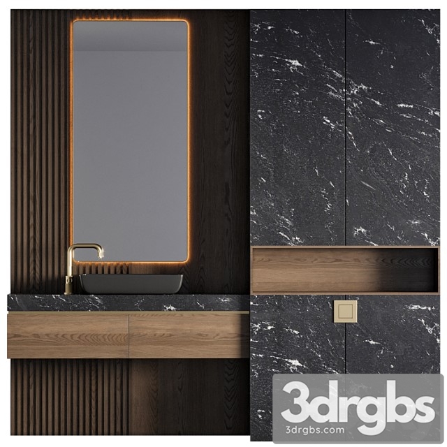 Bathroom furniture 305 3dsmax Download - thumbnail 1