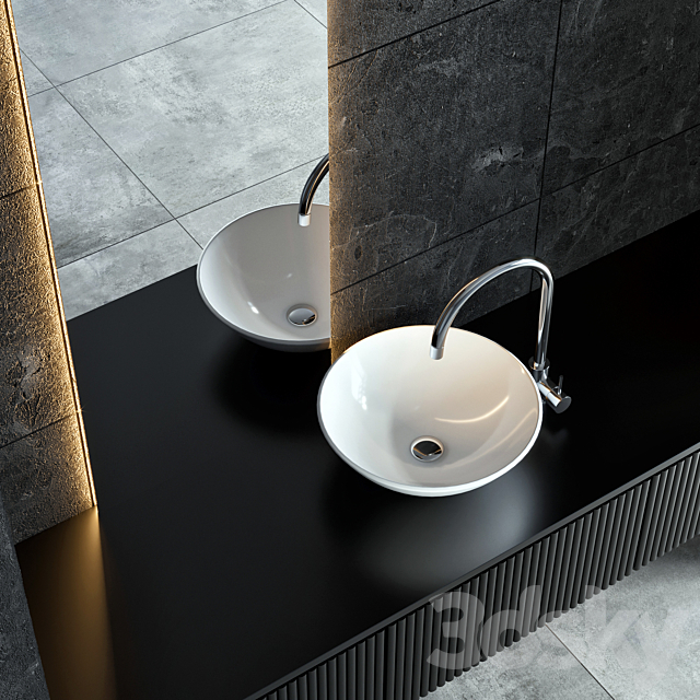 bathroom furniture 32 3ds Max - thumbnail 3