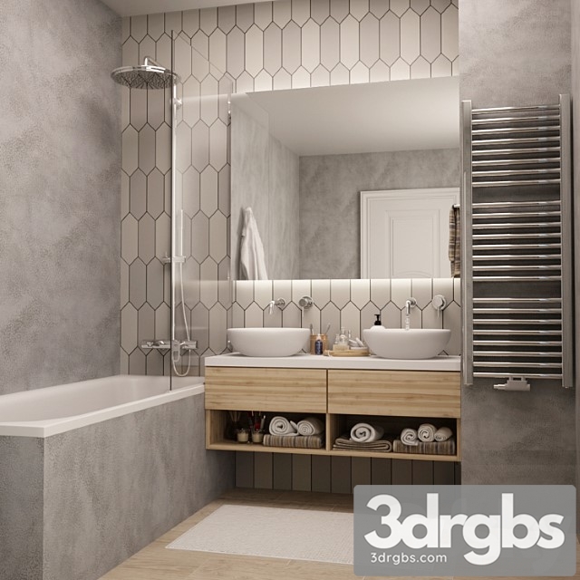 Bathroom Furniture 33 3dsmax Download - thumbnail 1