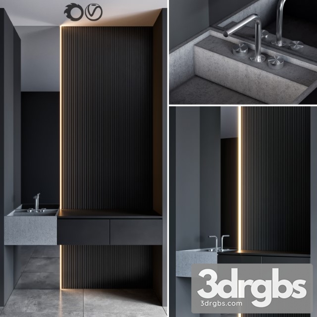 Bathroom Furniture 34 3dsmax Download - thumbnail 1