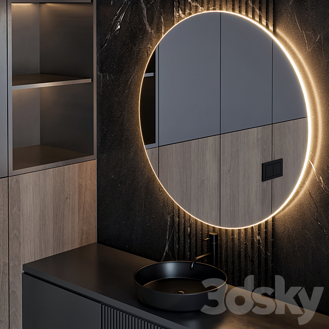 bathroom furniture 37 3DS Max Model - thumbnail 3