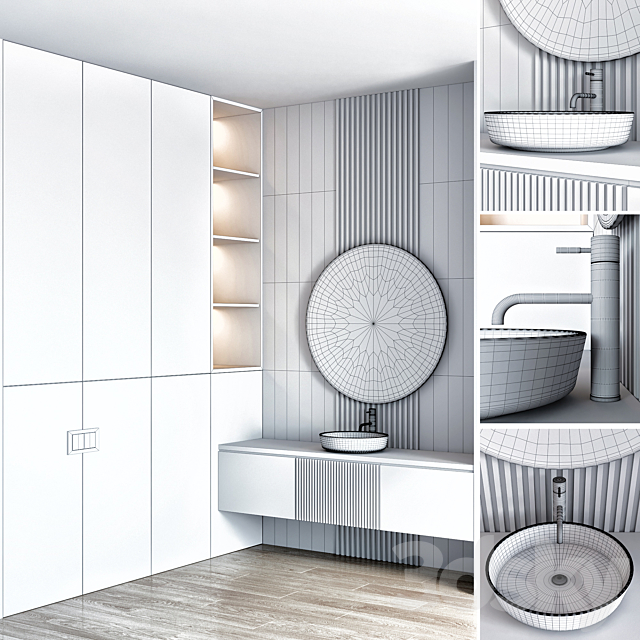 bathroom furniture 37 3DS Max Model - thumbnail 5