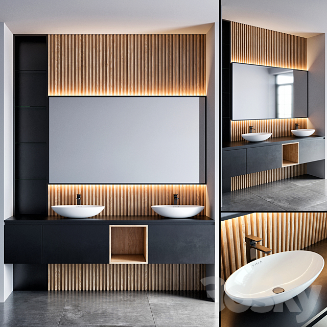 bathroom furniture 39 3ds Max - thumbnail 1