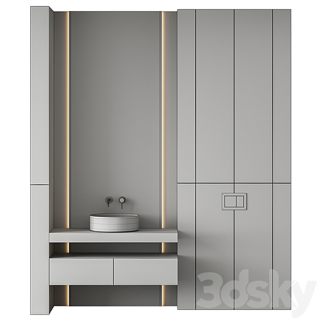 Bathroom furniture 39 3DS Max Model - thumbnail 4