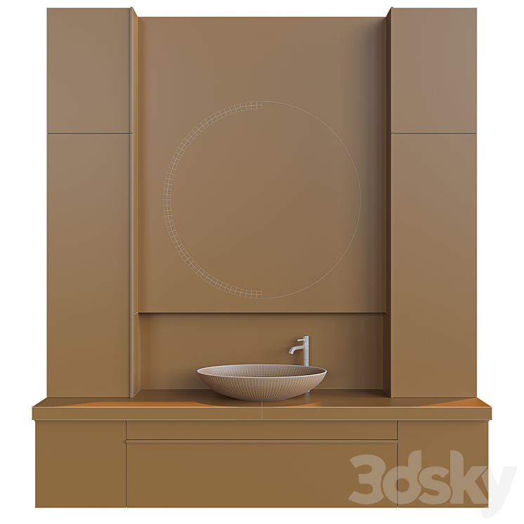 Bathroom furniture 3DS Max - thumbnail 2