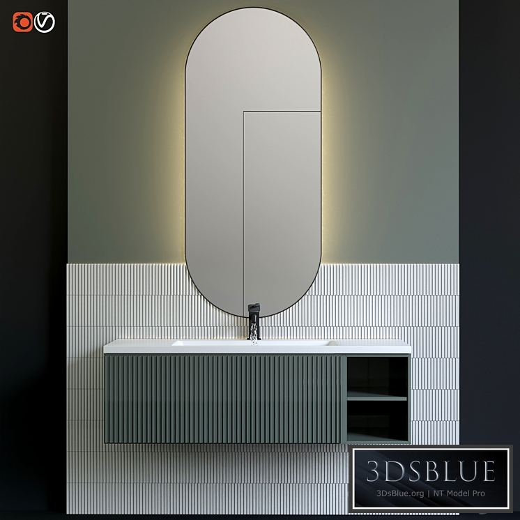 bathroom furniture 3DS Max - thumbnail 3