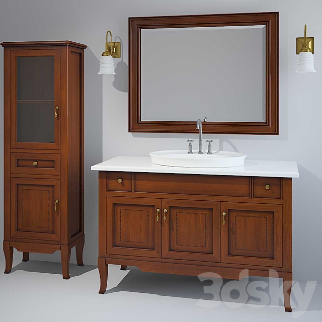 bathroom furniture 3ds Max - thumbnail 1